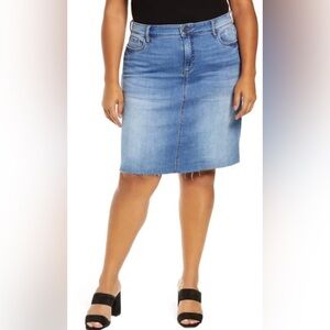 Kut from the Kloth Melinda Denim Skirt
